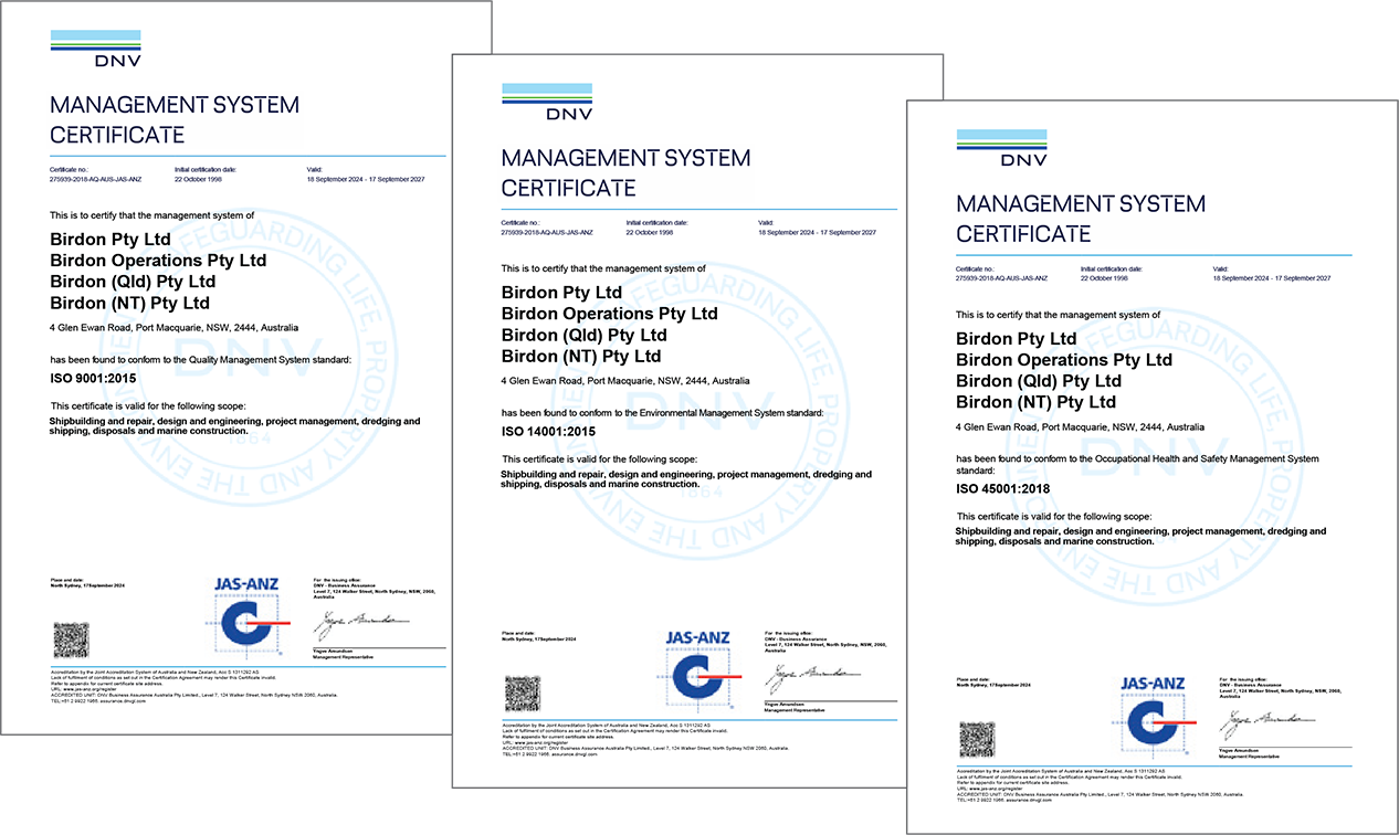 Certifications