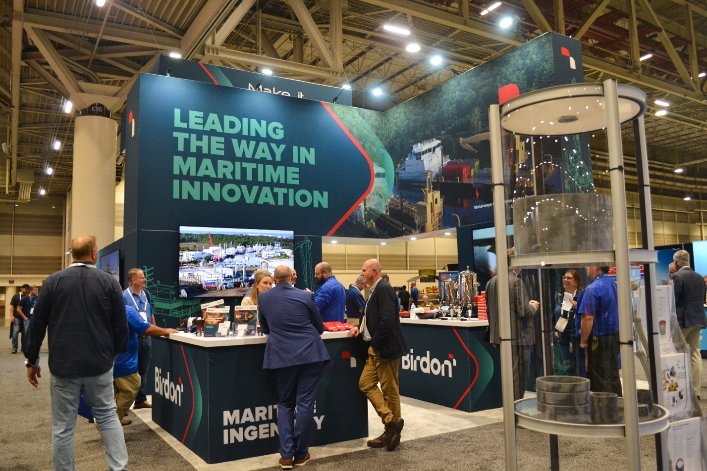 Birdon Booth Draws Crowds at 2024 International Workboat Show